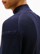 Load image into Gallery viewer, TOMMY HILFIGER TEXTURED QUARTER ZIP
