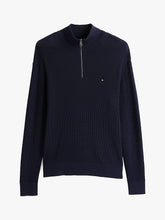 Load image into Gallery viewer, TOMMY HILFIGER TEXTURED QUARTER ZIP
