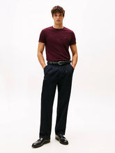 Load image into Gallery viewer, Tommy Hilfiger Solid Tee Deep Burgundy
