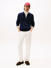 Load image into Gallery viewer, Tommy Hilfiger Lambswool Zip Polo
