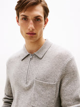 Load image into Gallery viewer, Tommy Hilfiger Lambswool Zip Polo
