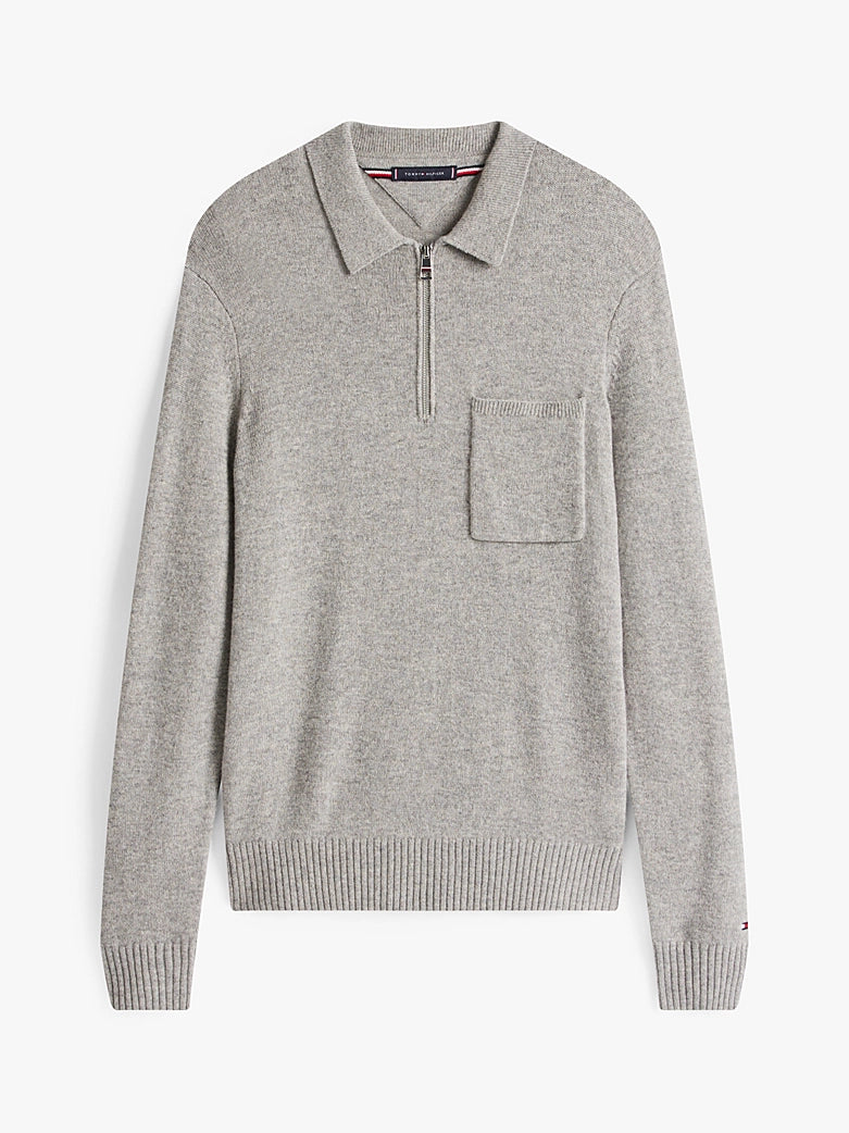 Tommy Hilfiger Lambswool Zip Polo