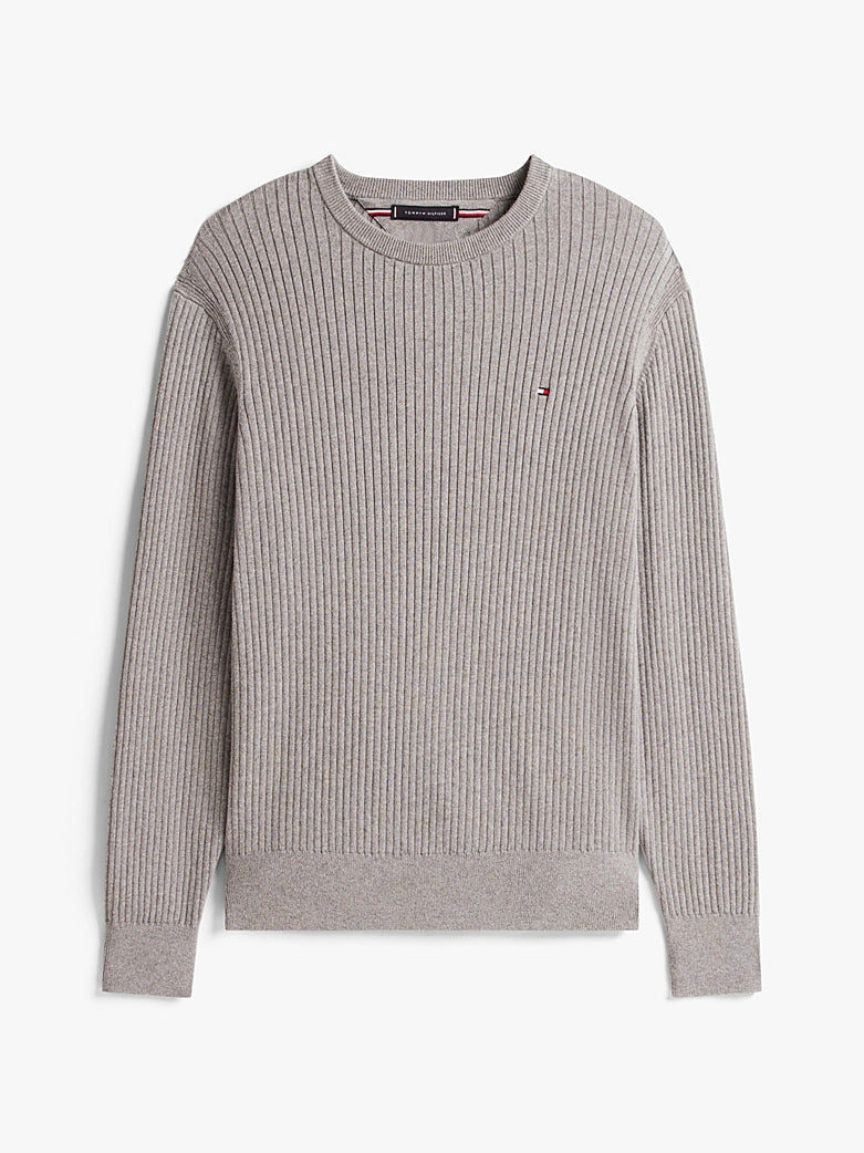 Tommy Hilfiger Rib Knit Jumper With Cashmere
