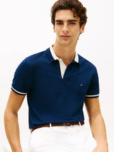Load image into Gallery viewer, Tommy Hilfiger Contrast Collar Polo Navy
