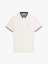 Load image into Gallery viewer, Tommy Hilfiger Contrast Collar Polo Ivory
