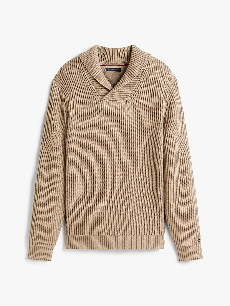 Tommy Hilfiger Wool Blend Shawl Collar