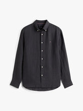 Load image into Gallery viewer, Tommy Hilfiger Washed Linen Shirt Black

