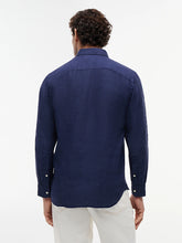 Load image into Gallery viewer, Tommy Hilfiger Washed Linen Shirt Carbon Navy
