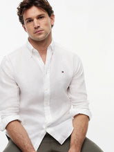 Load image into Gallery viewer, Tommy Hilfiger Washed Linen Shirt Carbon White
