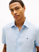 Load image into Gallery viewer, Tommy Hilfiger SS Linen Breezy Blue
