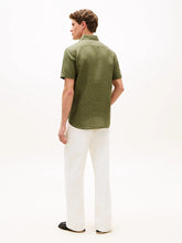 Load image into Gallery viewer, Tommy Hilfiger SS Linen Dark Artichoke
