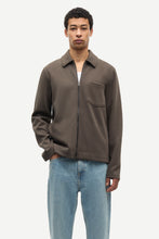 Load image into Gallery viewer, Samsoe Sahannes Full Zip Black Olive
