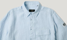 Load image into Gallery viewer, Belstaff Garment Dyed Linen Scale Shirt
