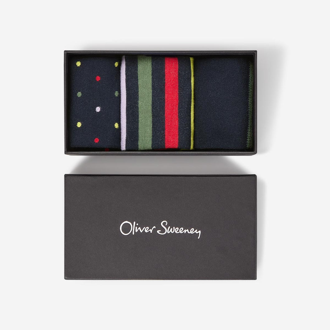 Oliver Sweeney 3 Pack Box Set Navy