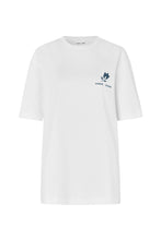 Load image into Gallery viewer, Samsoe Sacohen Tee Blue Stamp
