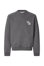 Load image into Gallery viewer, Samsoe Phil Sweatshirt Washed Black
