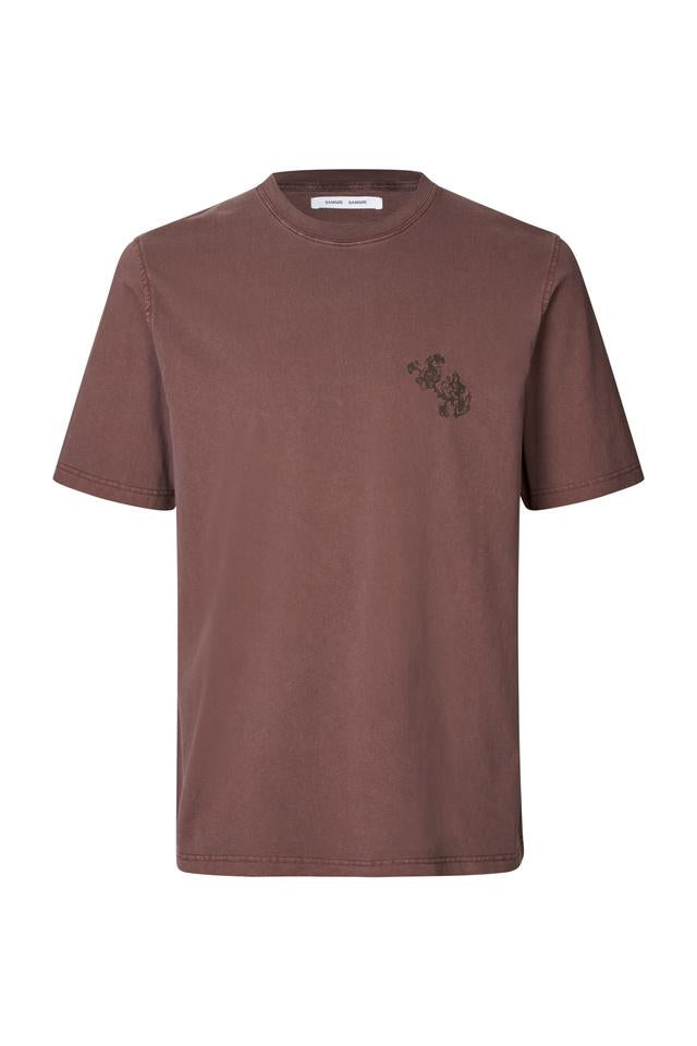 Samsoe Phil Tee Washed Raisin
