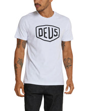 Load image into Gallery viewer, DEUS SHIELD TEE WHITE
