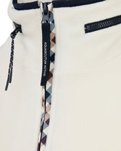 Load image into Gallery viewer, Aquascutum Hidden Hood Polar Fleece Old White
