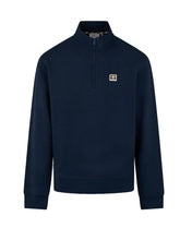 Load image into Gallery viewer, Aquascutum Badge 1/4 Zip Navy
