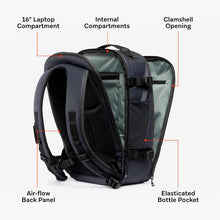 Load image into Gallery viewer, Stubble &amp; Co Hybrid Backpack 20L Navy
