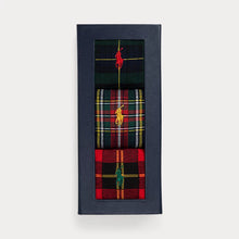 Load image into Gallery viewer, RALPH LAUREN PLAID BOXED SOCKS
