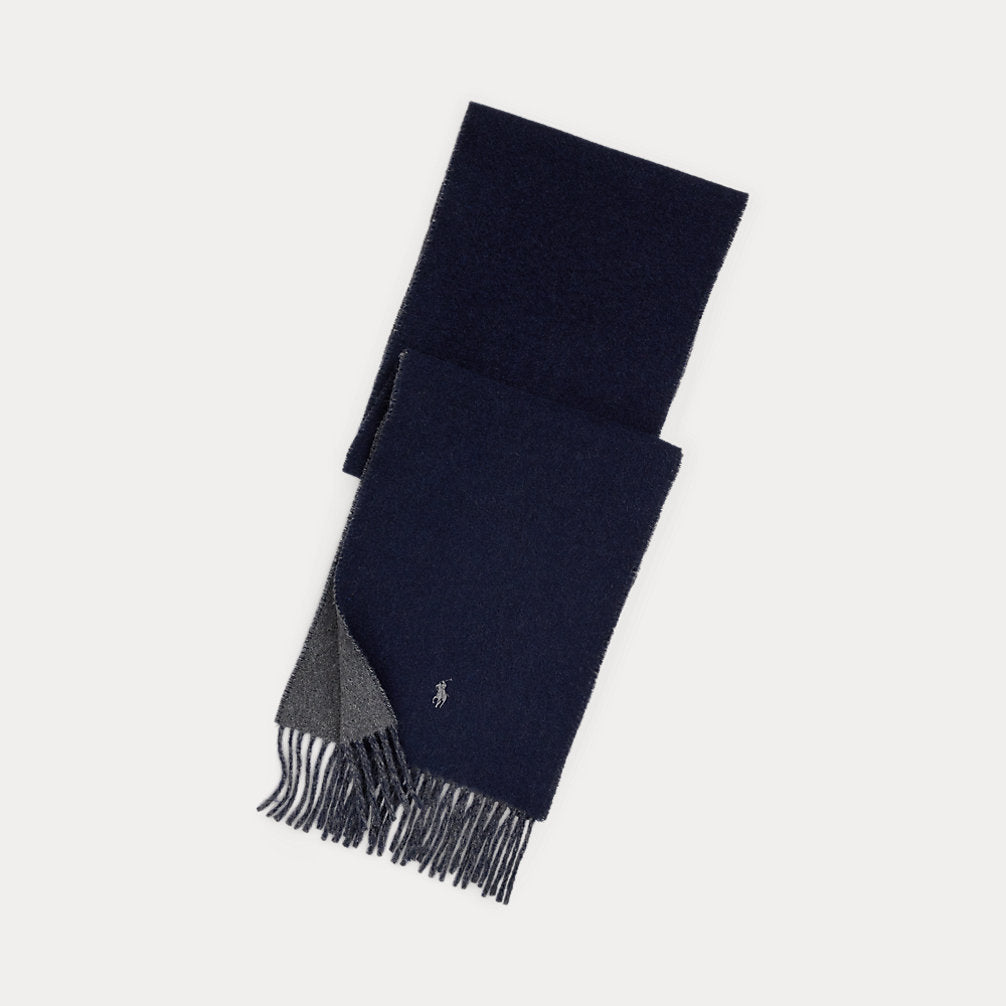 RALPH LAUREN REVERSIBLE WOOL SCARF