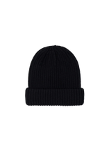 Load image into Gallery viewer, Sandbanks Merino Wool Beanie Black
