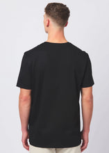Load image into Gallery viewer, SANDBANKS RUBBERISED BADGE LOGO TSHIRT BLACK
