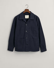 Load image into Gallery viewer, GANT TWILL OVERSHIRT NAVY
