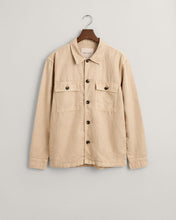 Load image into Gallery viewer, GANT TWILL OVERSHIRT SAND
