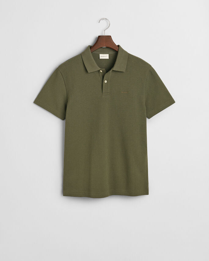 GANT WAFFLE POLO SHIRT