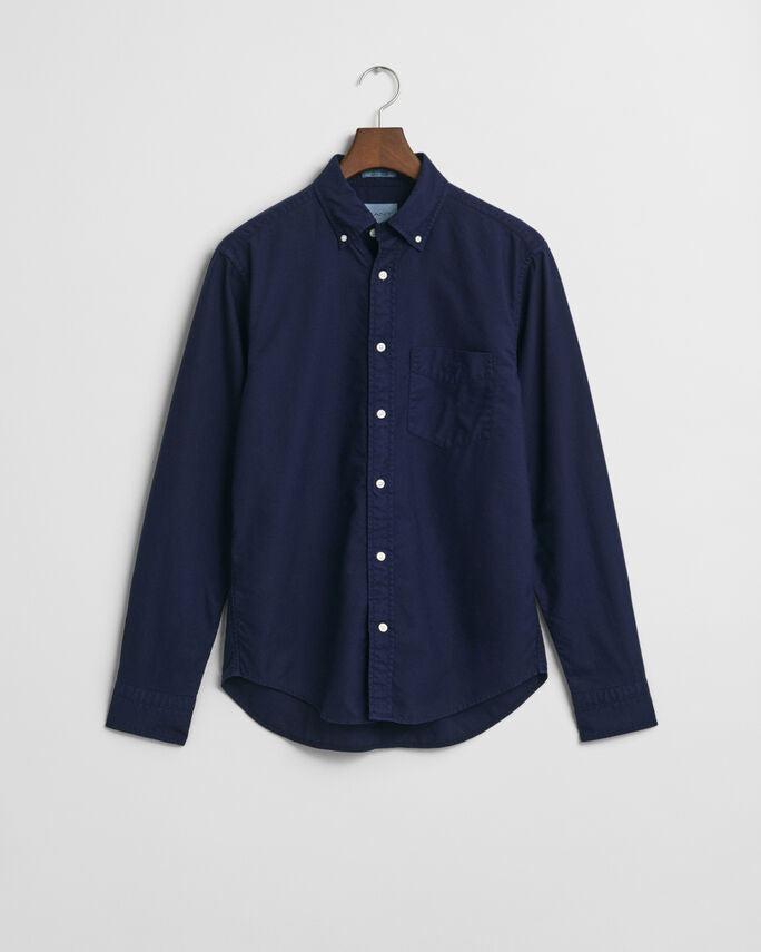 GANT GARMENT DYED OXFORD SHIRT CLASSIC BLUE