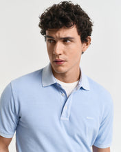 Load image into Gallery viewer, GANT SUNFADED SS POLO FRESH BLUE
